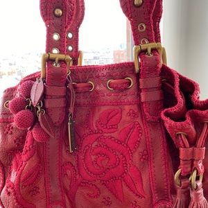 Price drop! ❤️LOCKHEART❤️ Leather Red🌹 Purse